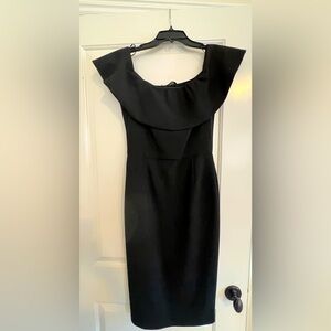 Black midi dress from Zara, size S.